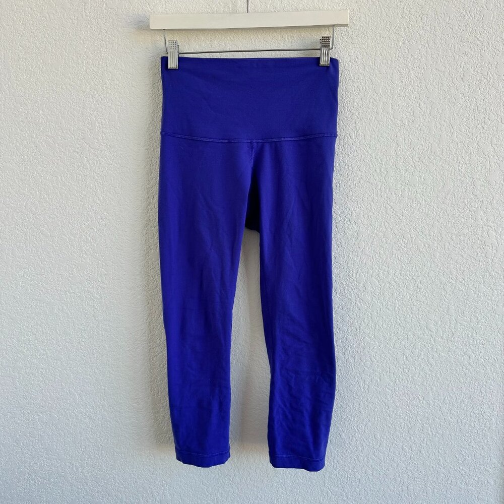 Purple High Rise Lululemon Legging Pants, size 6